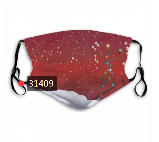 2020 Merry Christmas Dust mask with filter 14->mlb dust mask->Sports Accessory